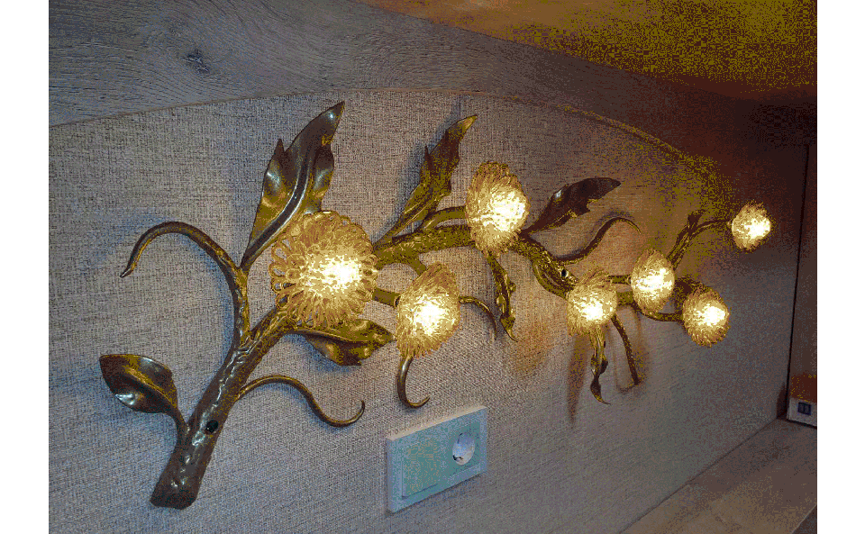Изготовление кованый светильник в Екатеринбурге