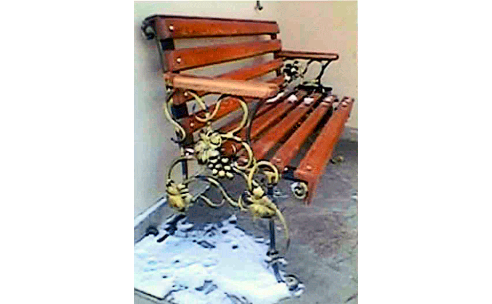 Изготовление Кованая скамейка в Москве