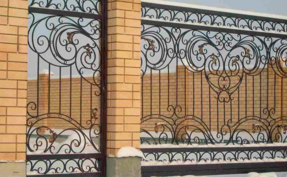 Изготовление Кованые ворота раздвижные в Екатеринбурге