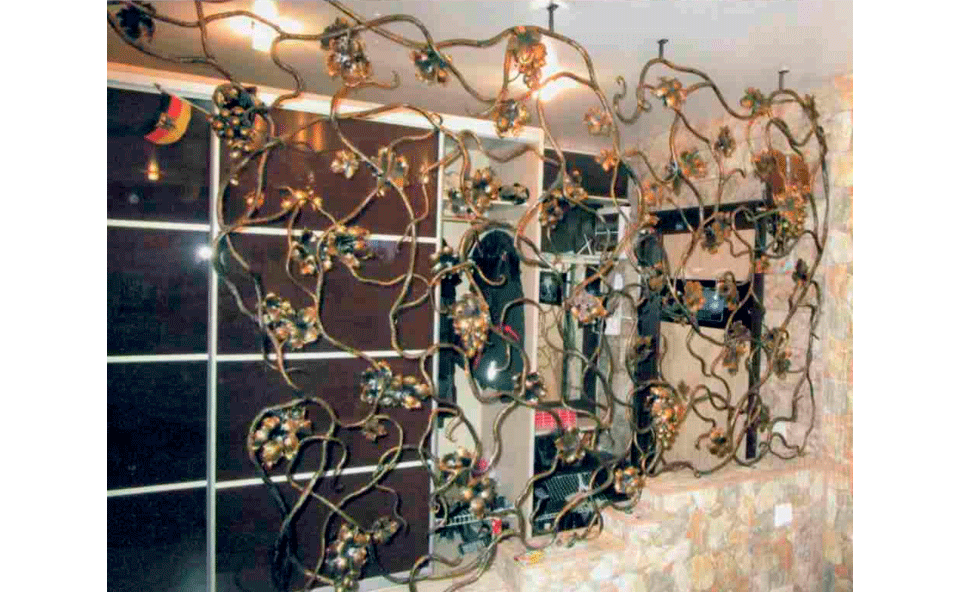Изготовление кованые решетки внутри помещения в Екатеринбурге