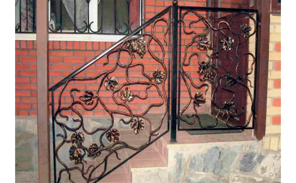 Изготовление кованые перила  в Екатеринбурге
