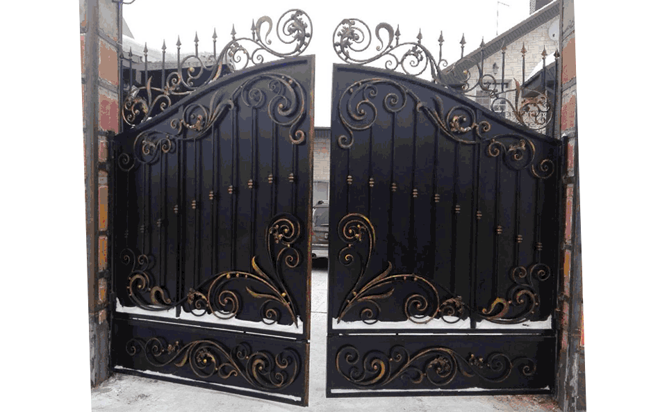 Изготовление кованые ворота  в Екатеринбурге